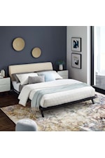 Modway Luella Queen Upholstered Fabric Platform Bed