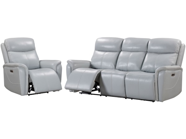 Power Reclining Sofa and Recliner Set