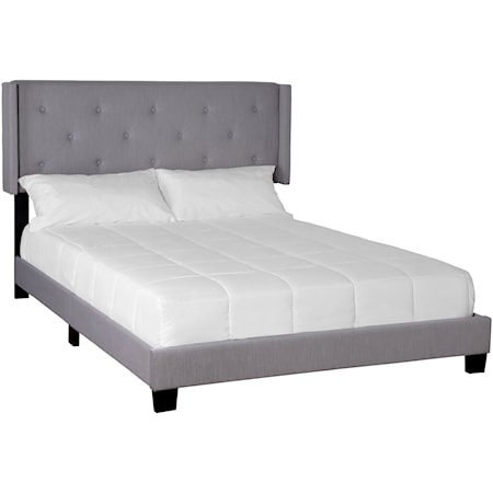 Upholstered Queen Bed-in-a-Box