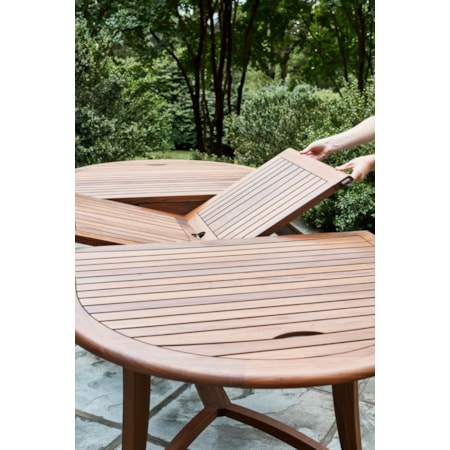 Butterfly Oval Extension Table