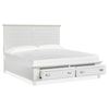 Magnussen Home Charleston Bedroom Queen Panel Storage Bed