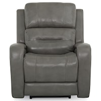 Washington Contemporary Wallhugger Power Recliner with Adjustable Headrest and Lumbar