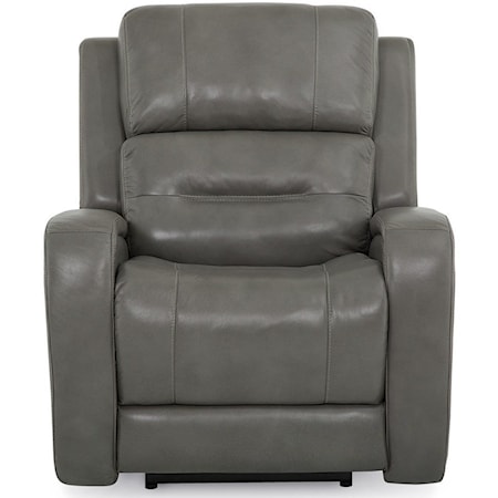 Washington Contemporary Wallhugger Power Recliner with Adjustable Headrest and Lumbar