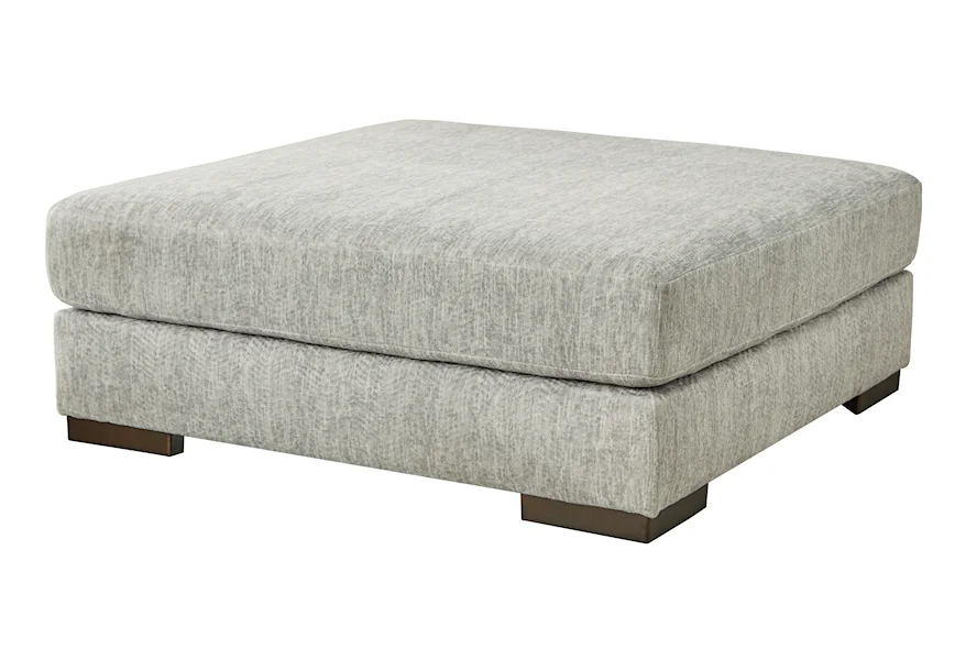 Regent Park Oversized Accent Ottoman by Signature Design by Ashley at Royal Furniture
