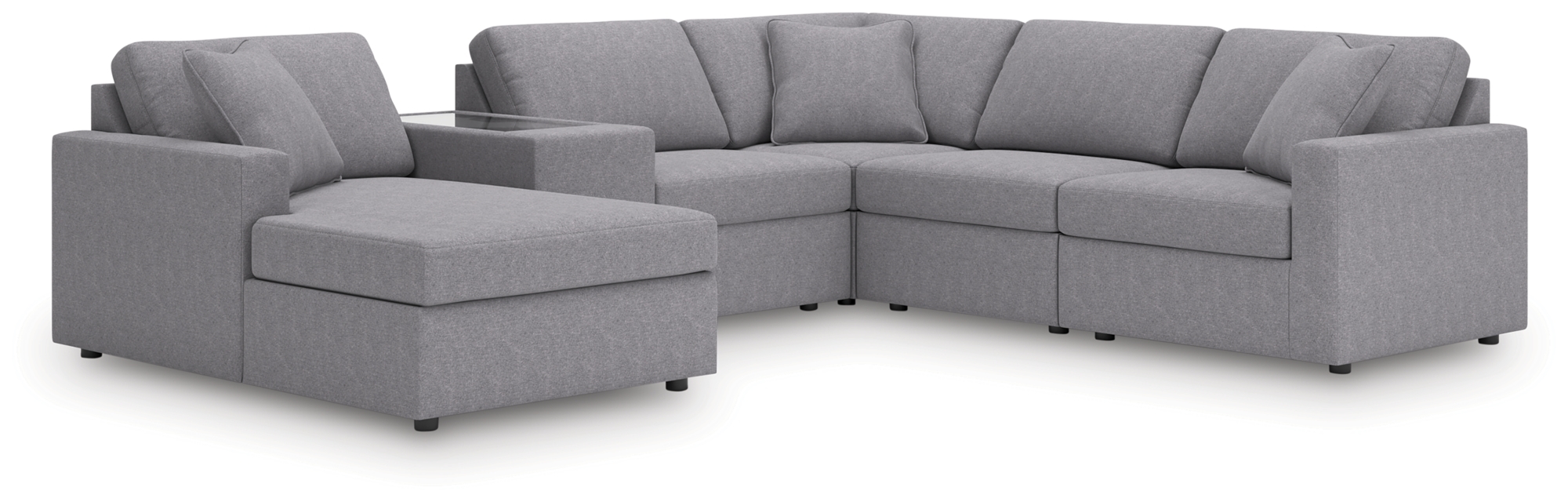 6-Piece Sectional With Chaise