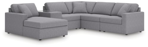 6-Piece Sectional With Chaise
