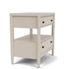 Riverside Furniture Laguna 2-Drawer Nightstand with USB Ports