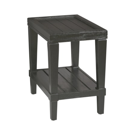 Rectangular Chairside Table-Ebony