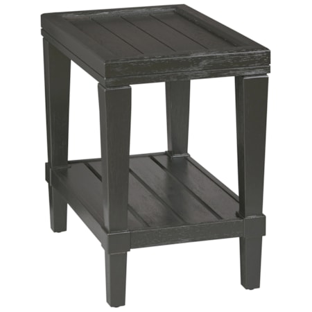 Rectangular Chairside Table-Ebony