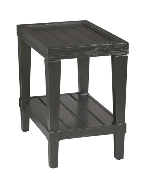 Rectangular Chairside Table-Ebony
