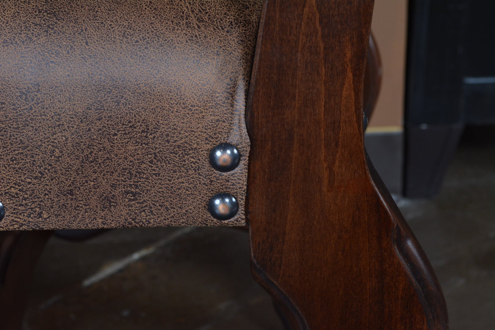 Horizon Home Horizon Home Faux Leather Side Chair