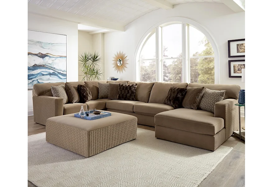 3301 Carlsbad 3-Piece U-Shape Sectional by Jackson Furniture at Galleria Furniture, Inc.