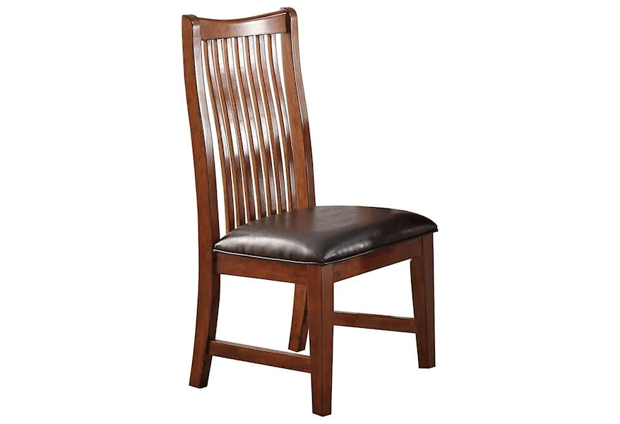 Colorado Raised Slat Back Side Chair by Winners Only at Reeds Furniture