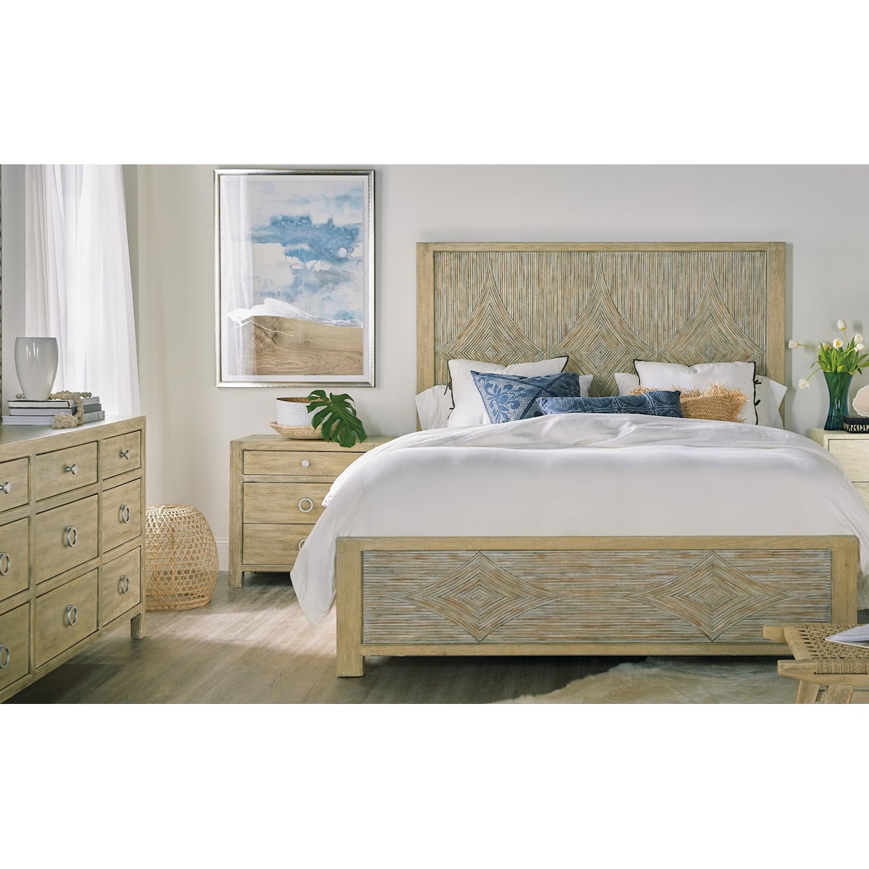 Hooker Furniture Surfrider Queen Bedroom Group