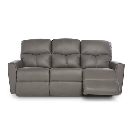 Power Reclining Sofa w/ Headrest &amp; Lumbar