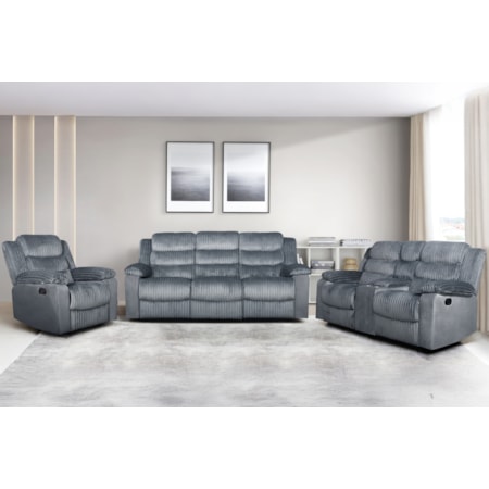 3-Piece Reclining Living Room Set