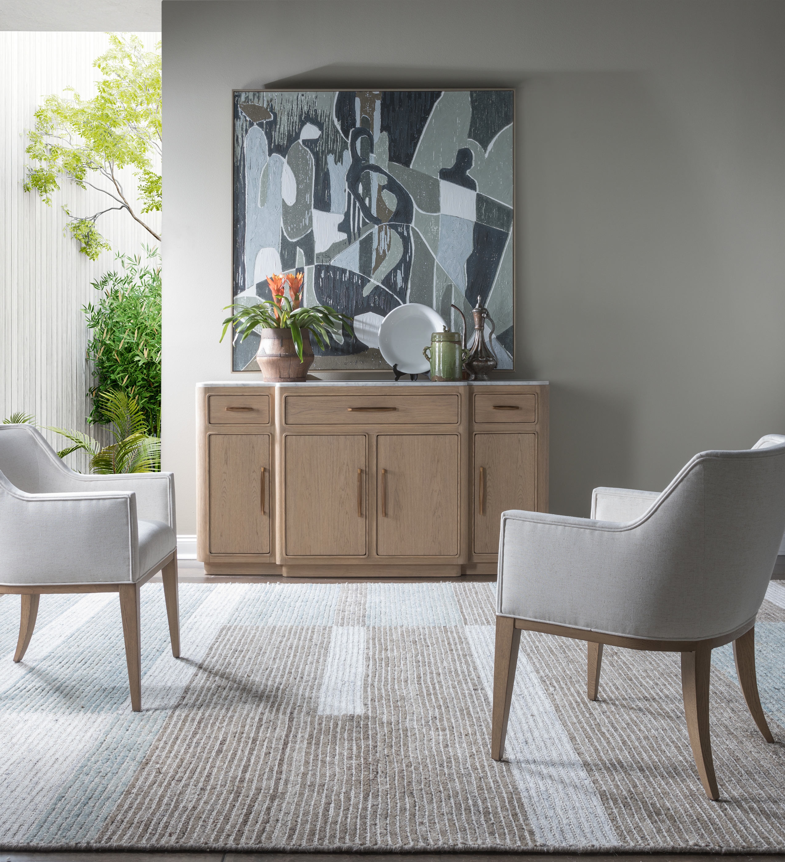 Buffet W/ Marble Top