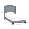 Accentrics Home Fashion Beds Twin Upholstered Bed