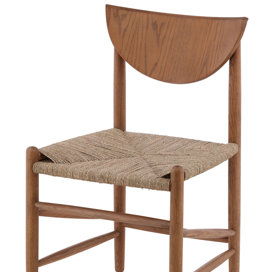 Furniture Classics Simpson Accent Chair with Hand-woven Seagrass Seat