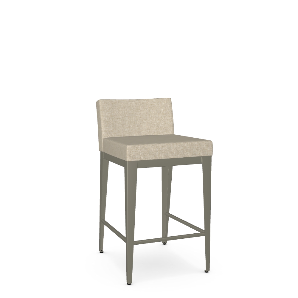Low Back Upholstered Counter Height Stool