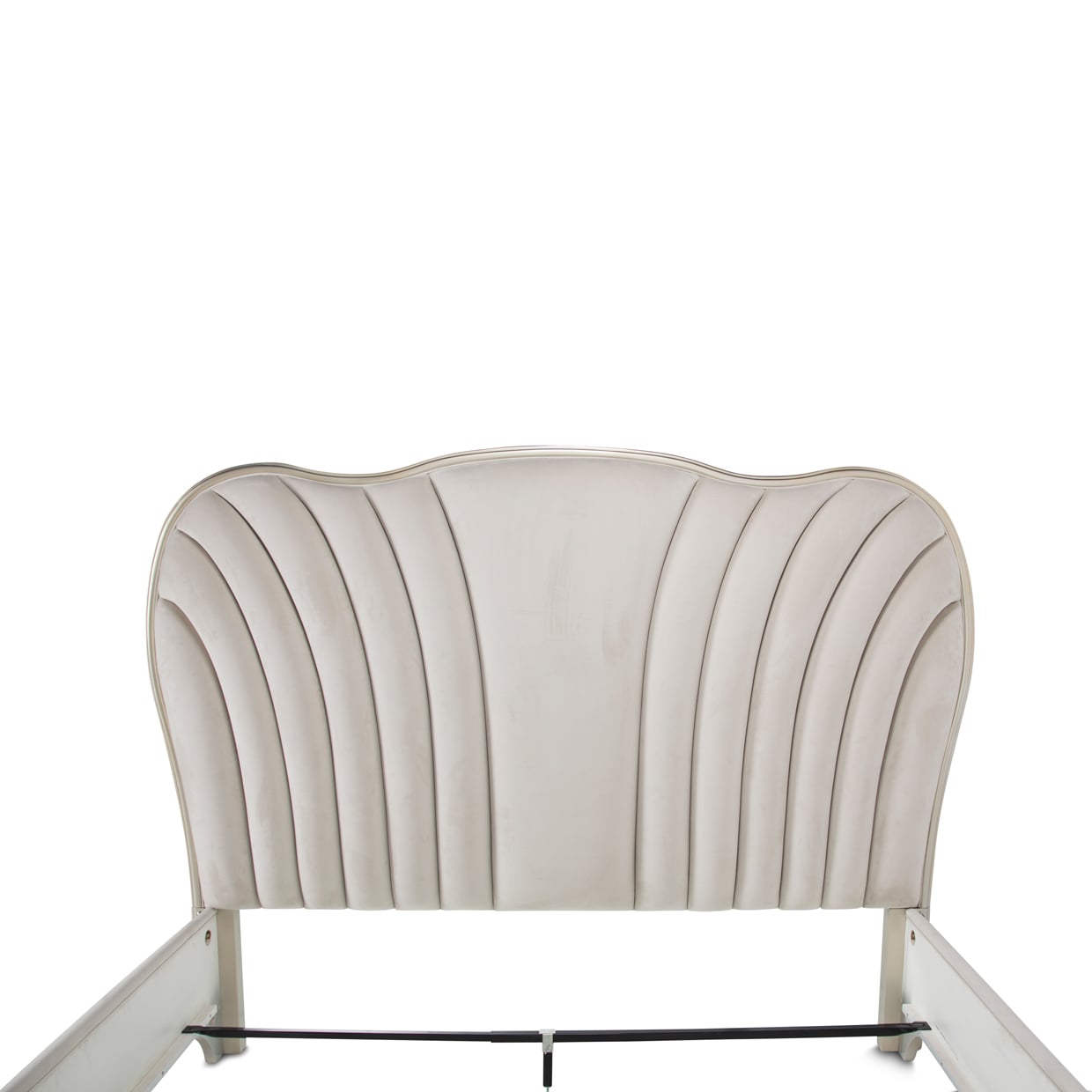 Michael Amini London Place Upholstered California King Scalloped Bed