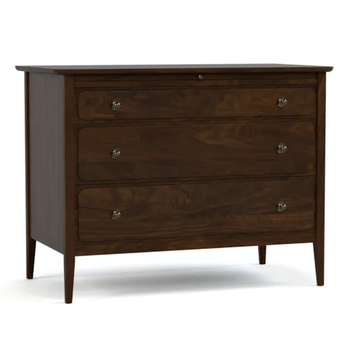 Transitional Versatile Accent Chest with Pull-Out Desk Tray