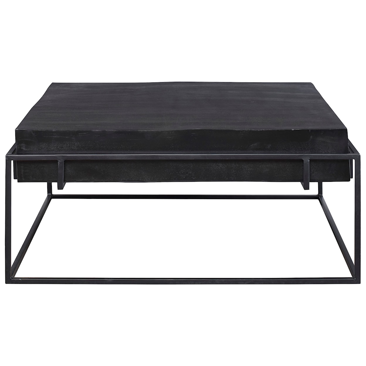 Uttermost Accent Furniture - Occasional Tables Telone Modern Black Coffee Table