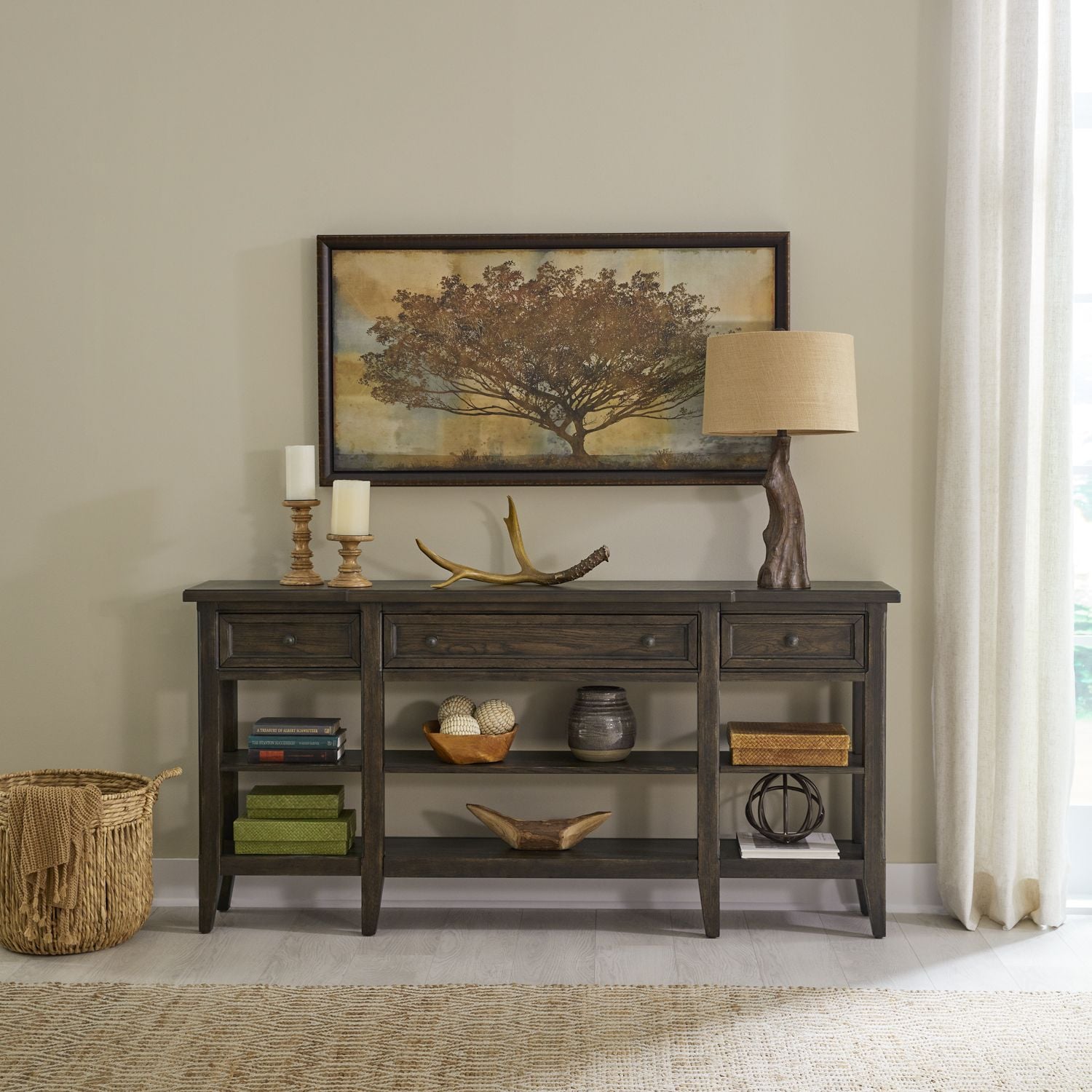 Liberty Furniture Paradise Valley Hall Console Table