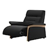 Stressless by Ekornes Mary Power Reclining Chair with Wood Arms