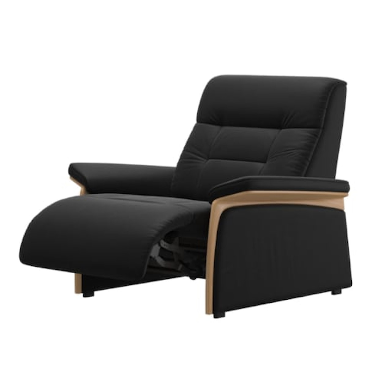 Stressless by Ekornes Mary Power Reclining Chair with Wood Arms