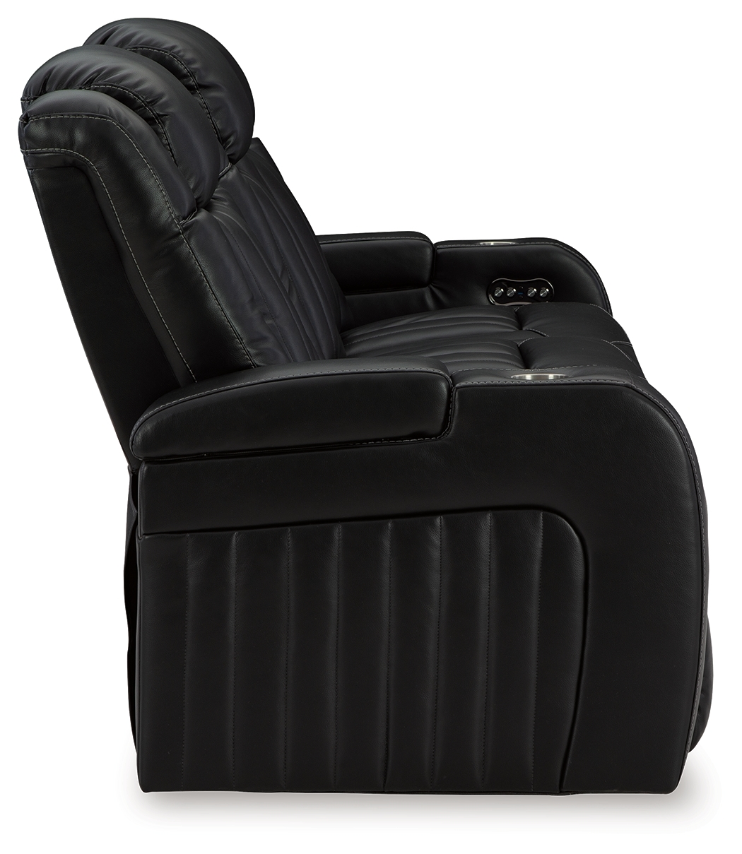 Pwr Rec Sofa With Adj Headrest