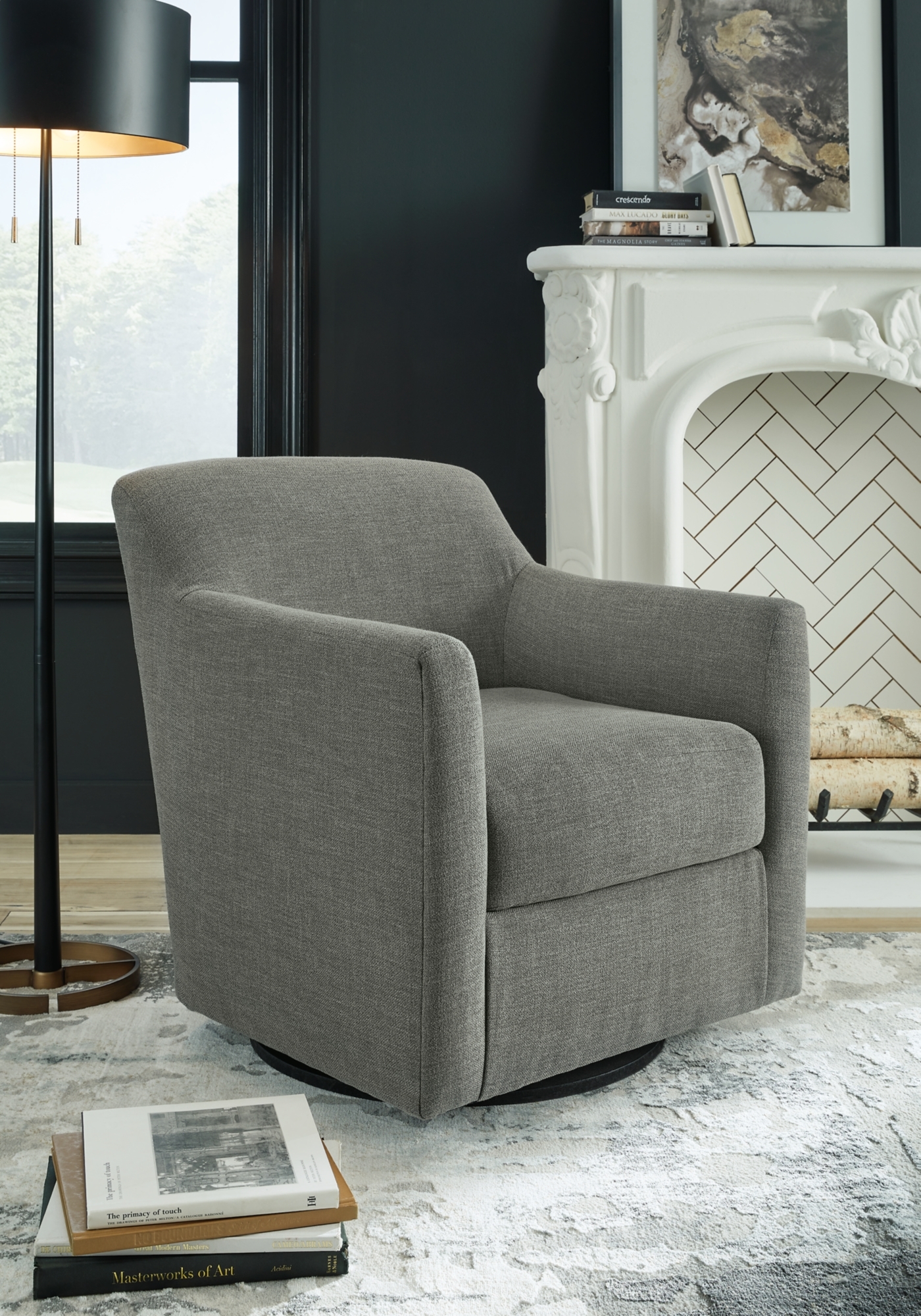 Signature Design by Ashley Bradney Swivel Accent Chair