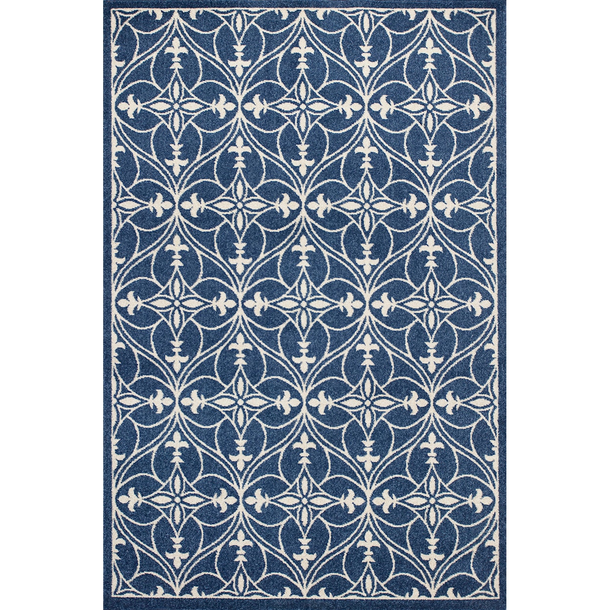 Kas Lucia 6'7" X 9'6" Denim Bentley Area Rug