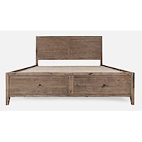 King Storage Bed