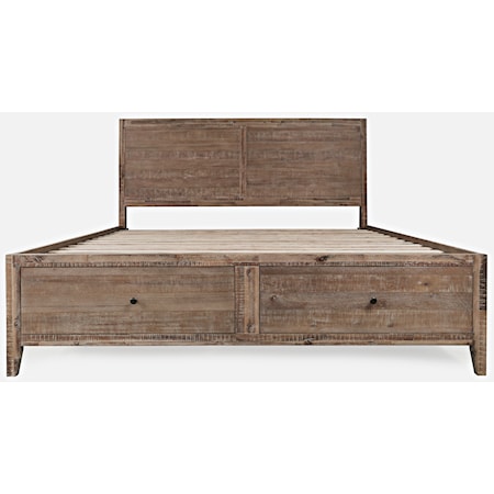 King Storage Bed