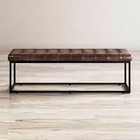 Leather Ottoman