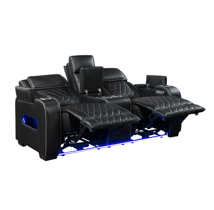 Homelegance Fairway Dual Power Reclining Loveseat