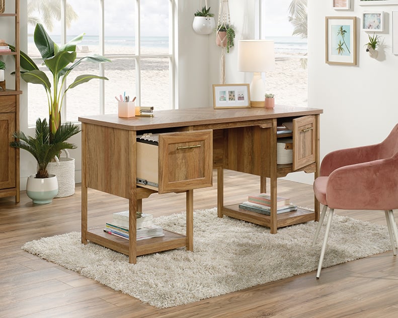Double Pedestal Desk