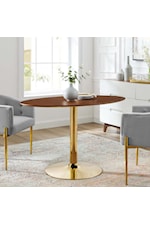 Modway Verne 28" Artificial Marble Dining Table