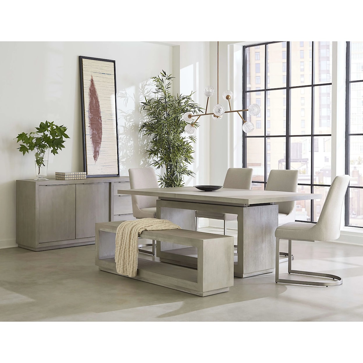 Modus International Oxford Dining Set with Bench