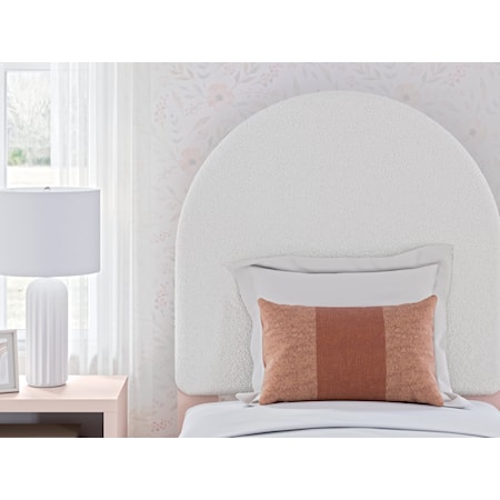 Twin Upholstered Panel Headboard