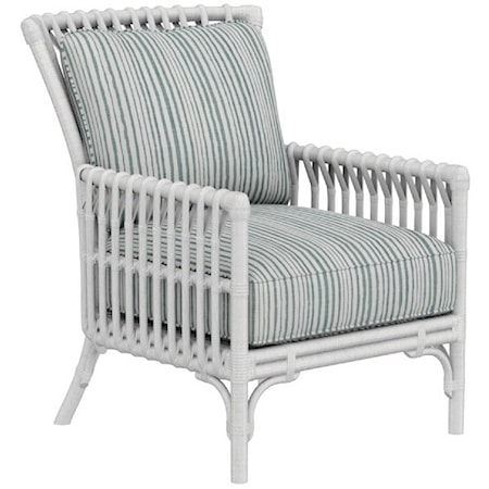 Newcastle Upholstered Rattan Chair