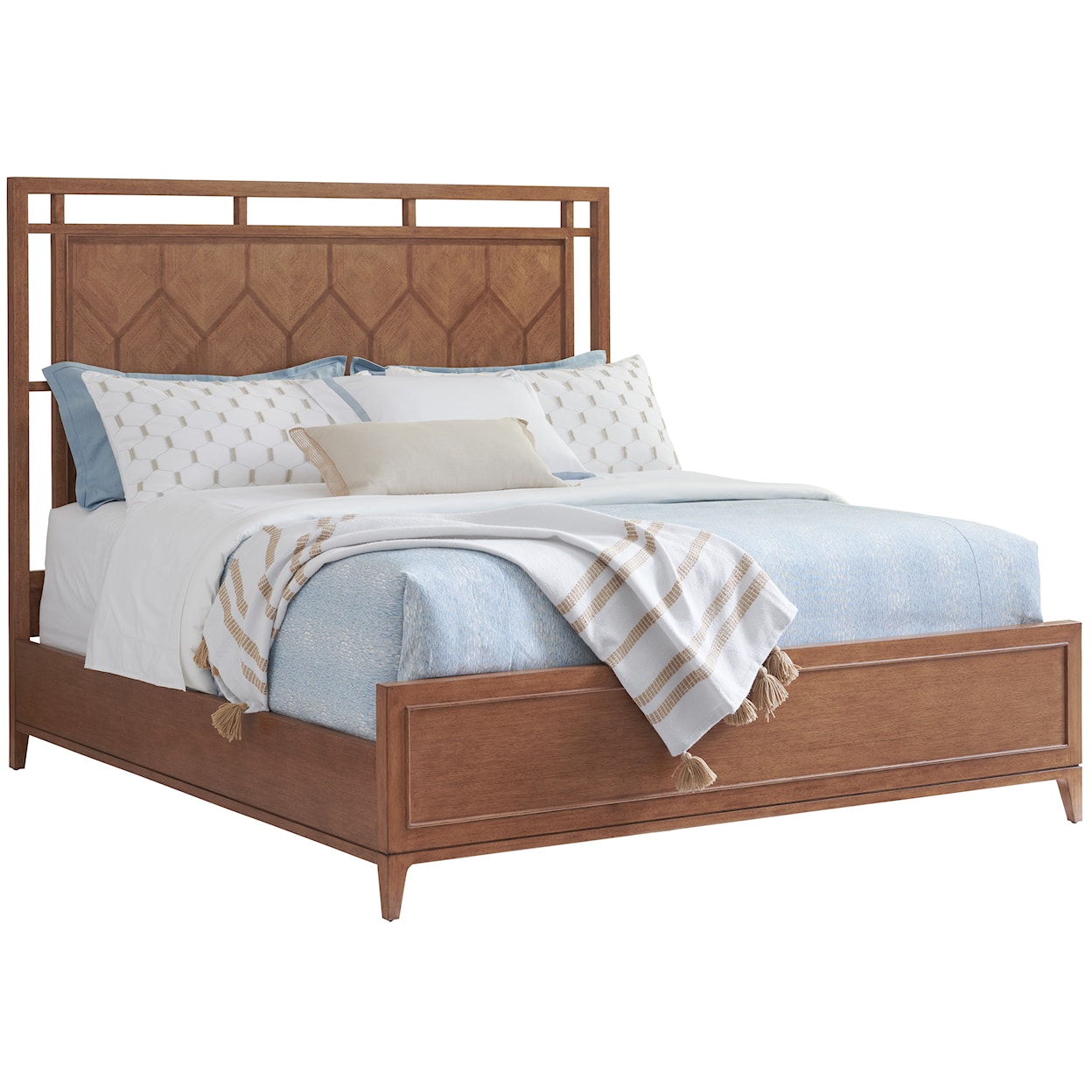 Tommy Bahama Home Palm Desert Rancho Mirage Queen Panel Bed