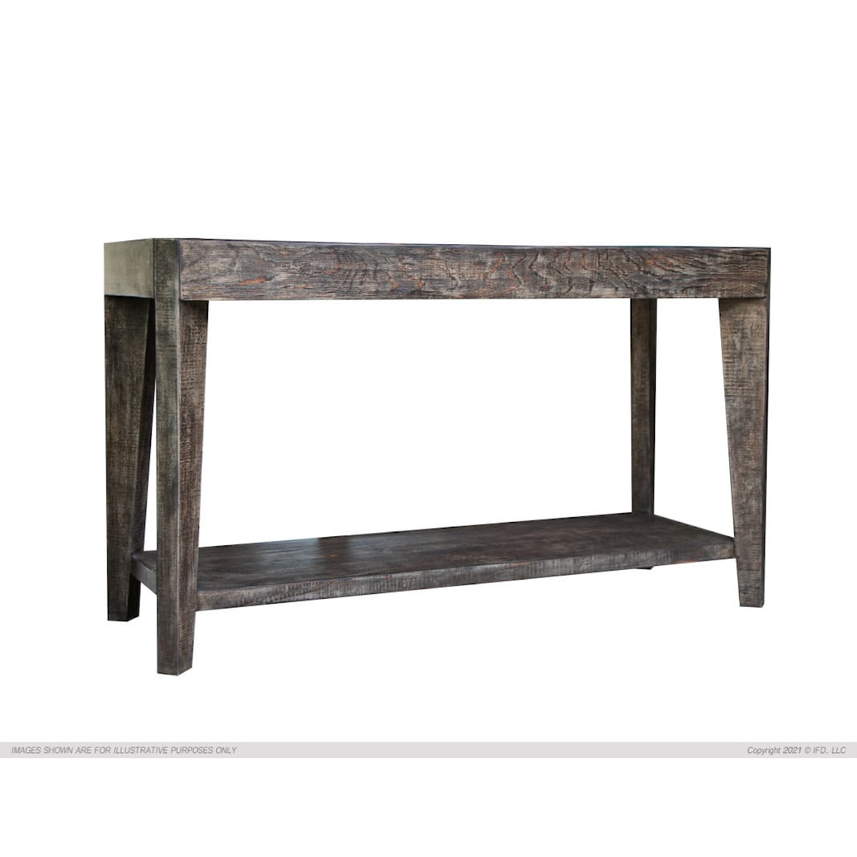 International Furniture Direct Nogales Occasional Tables 3-Piece Rustic Occasional Set