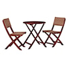 Ashley Furniture Signature Design Safari Peak Outdoor Table and Chairs (Set of 3)