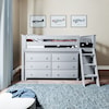 Jackpot Kids Loft Beds Windsor Youth Twin Loft Bed in Gray