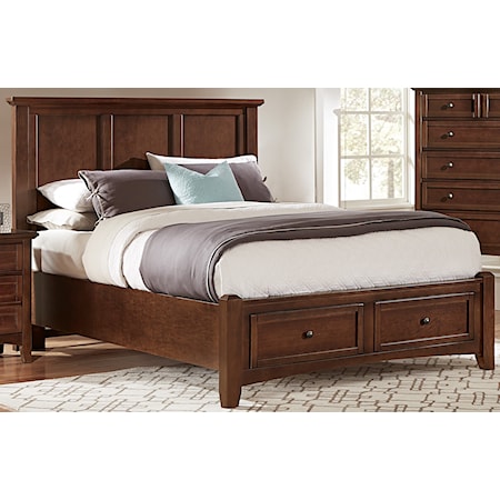 Queen Mansion Storage Bed