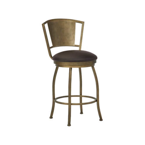 Berkeley Armless Swivel Barstool