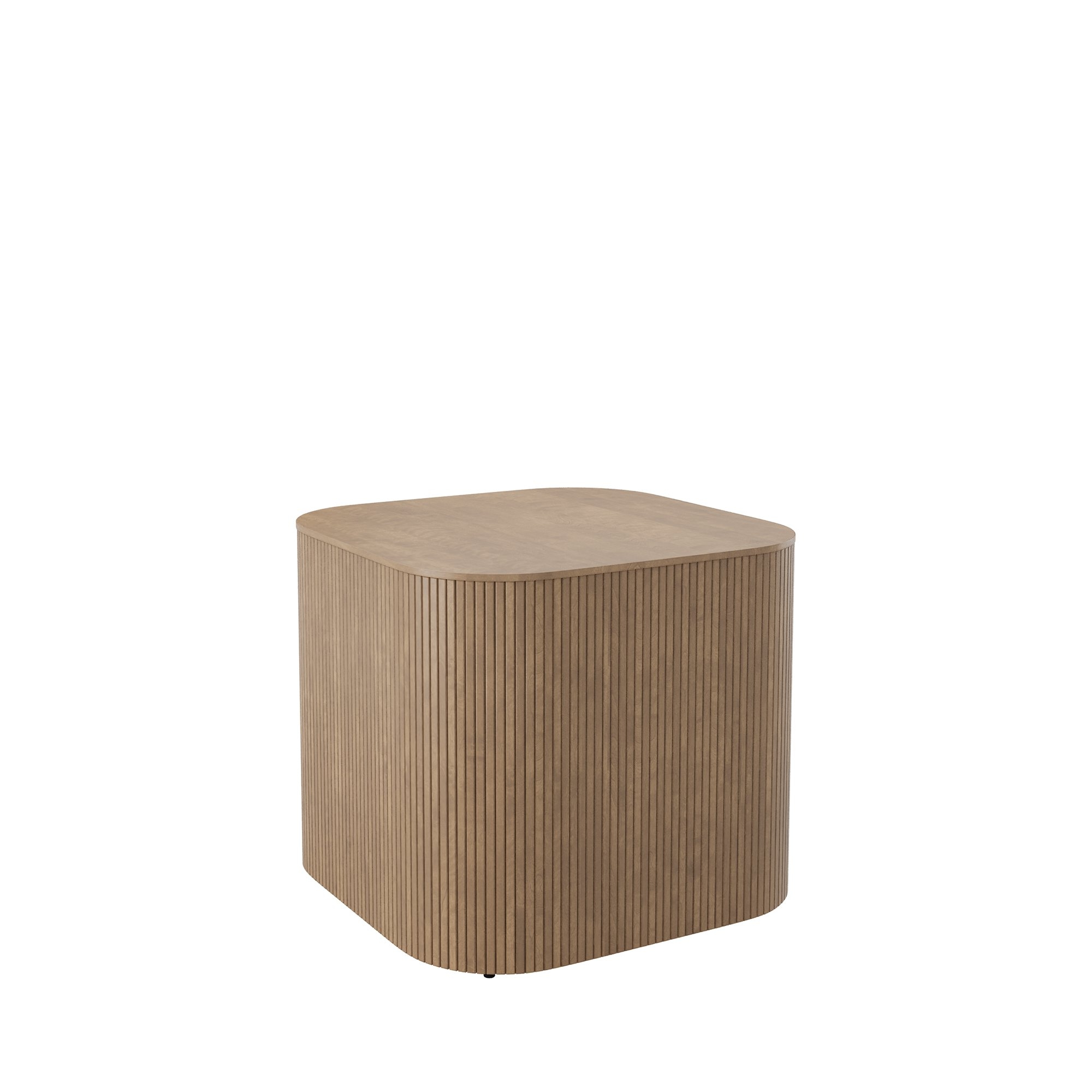 24" Sq. Fluted End Table