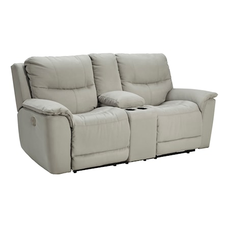 Power Reclining Loveseat with Console